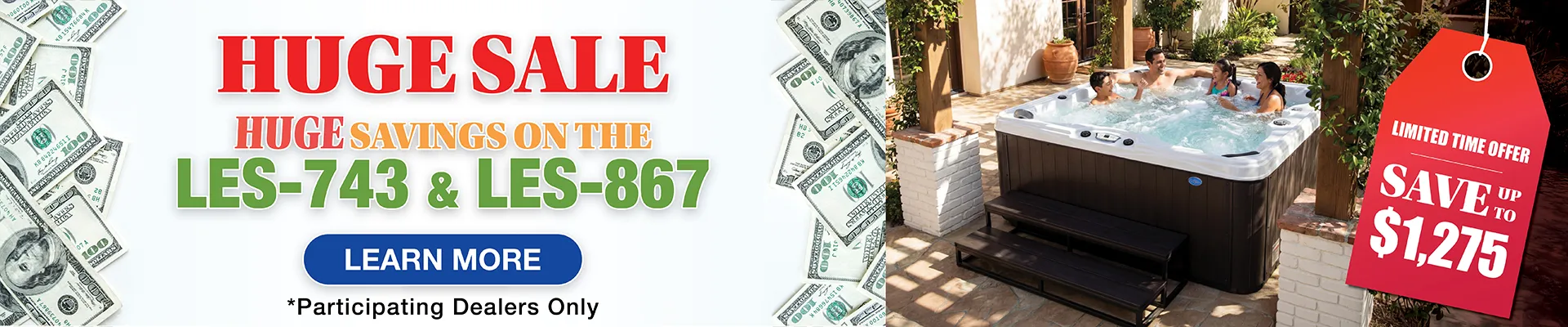 Calspas hot tub being used in a family setting - Bradenton